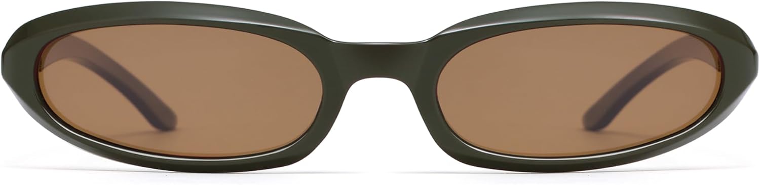 Ретро-модные прямоугольные солнцезащитные очки «кошачий глаз» для женщин и мужчин, овальные поляризованные, необычные, узкие, стильные, для рейв-вечеринок AP3767 Appassal, C3 Green/Brown
Ретро-модные прямоугольные солнцезащитные очки «кошачий глаз» для женщин и мужчин, овальные поляризованные, необычные, узкие, стильные, для рейв-вечеринок AP3767 Appassal, C3 Green/Brown