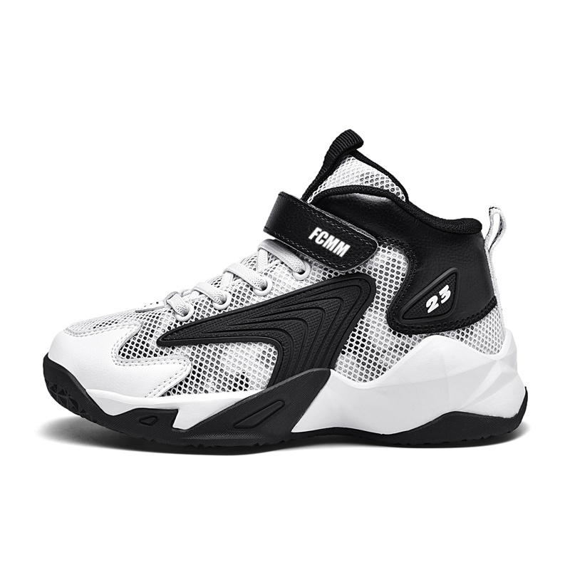 Баскетбольные кроссовки средней высоты с амортизацией и дышащими свойствами для детей FCMM, белый
Баскетбольные кроссовки средней высоты с амортизацией и дышащими свойствами для детей FCMM, белый