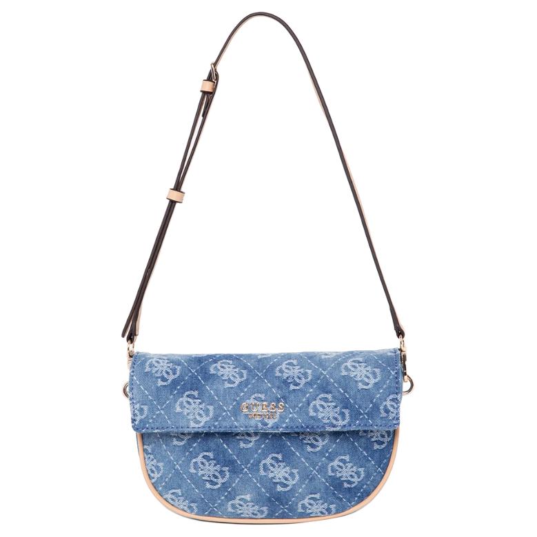 GUESS Женская сумка через плечо из ткани и искусственной кожи среднего размера джинсового синего цвета, Denim Blue
GUESS Женская сумка через плечо из ткани и искусственной кожи среднего размера джинсового синего цвета, Denim Blue
