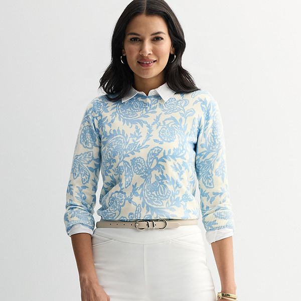 Женский свитер с принтом Croft & Barrow, Cream Stamped Paisley
Женский свитер с принтом Croft & Barrow, Cream Stamped Paisley