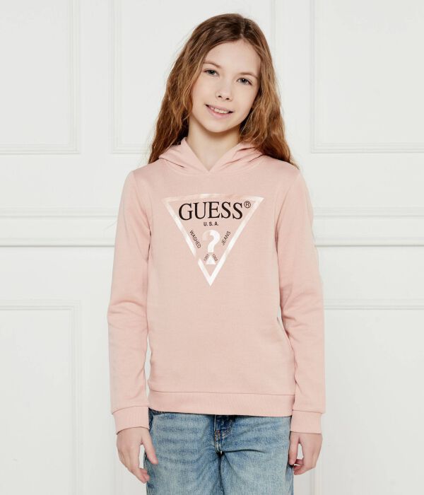 Толстовка детская Guess хлопковая, белый
Толстовка детская Guess хлопковая, белый