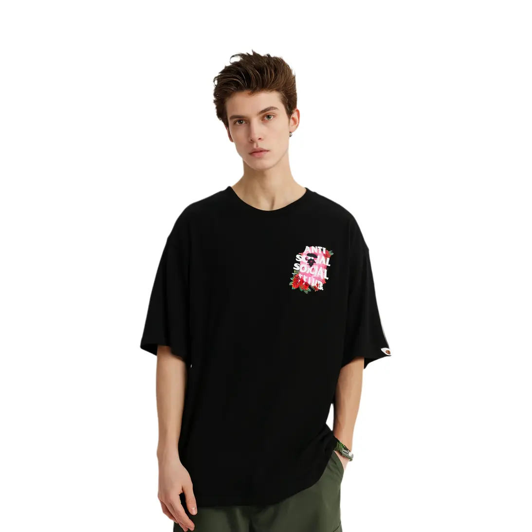 Футболка Bape X Anti Social Social Club Iii A BATHING APE, черный
Футболка Bape X Anti Social Social Club Iii A BATHING APE, черный