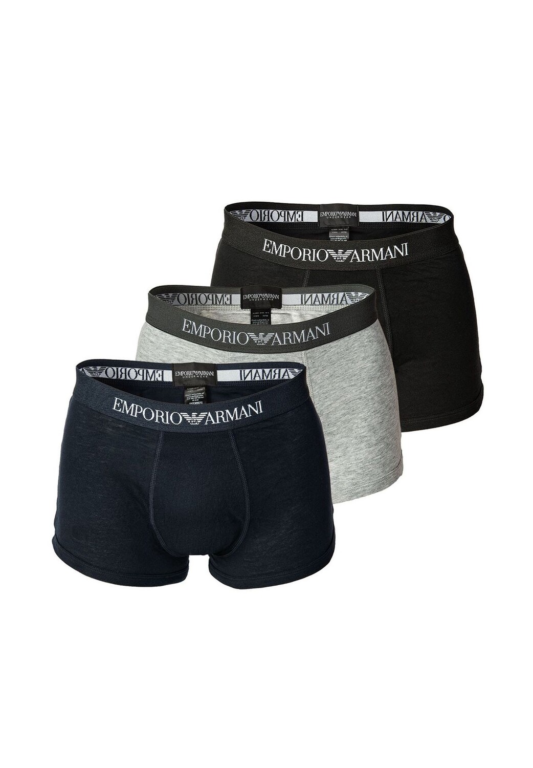 EMPORIO ARMANI EMPORIO ARMANI Мужские шорты-боксеры, набор из 3 шт. — мужские трикотажные плавки, чистый хлопок, однотонный EMPORIO ARMANI, цвет Marine Grau Schwarz
EMPORIO ARMANI EMPORIO ARMANI Мужские шорты-боксеры, набор из 3 шт. — мужские трикотажные плавки, чистый хлопок, однотонный EMPORIO ARMANI, цвет Marine Grau Schwarz