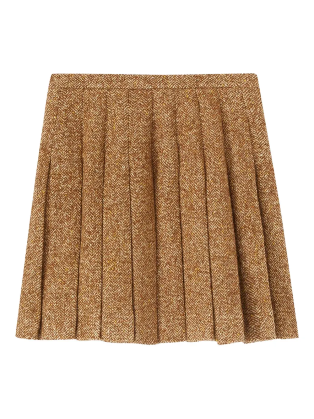 Юбка в складку с узором «елочка» Ermanno Scervino, нейтральный
Юбка в складку с узором «елочка» Ermanno Scervino, нейтральный