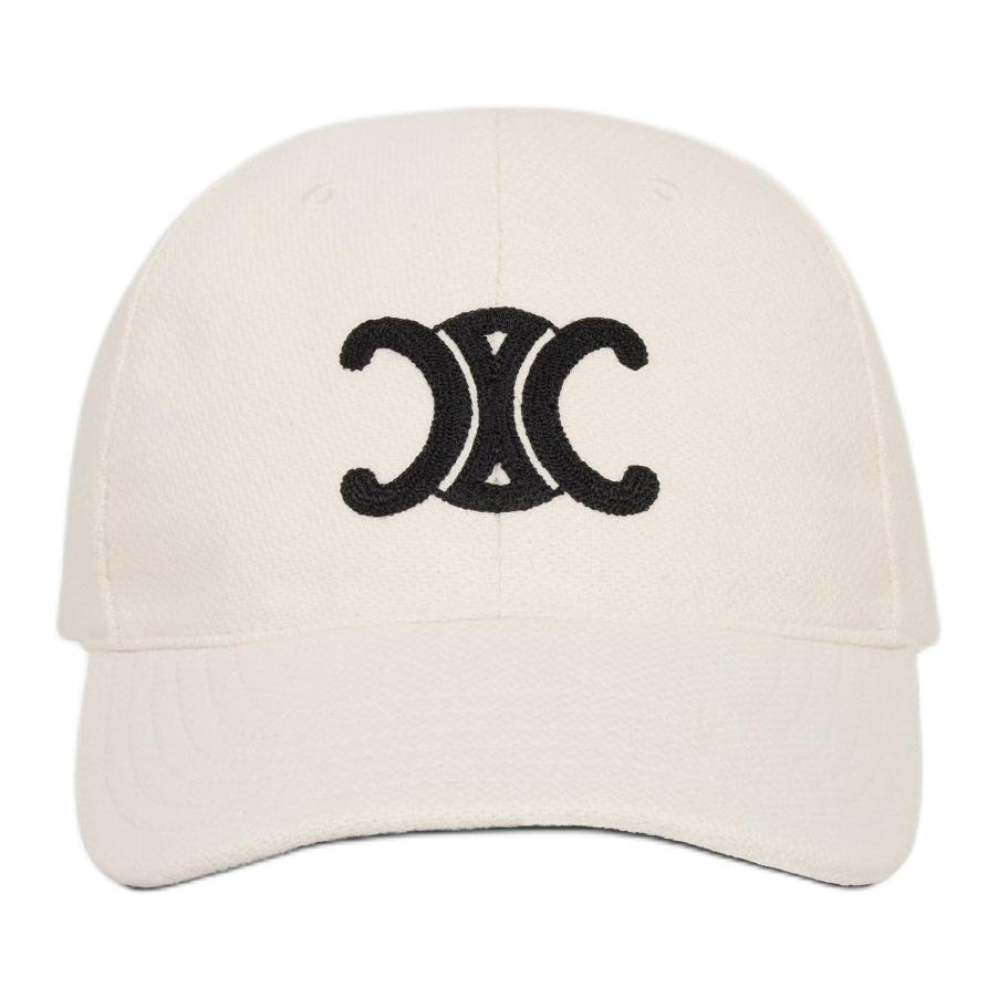 CELINE Триумф шерстяная бейсболка, Ecru
CELINE Триумф шерстяная бейсболка, Ecru