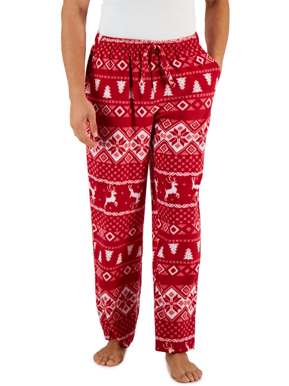 Мужская флисовая пижама, штаны для сна Club Room, цвет red combo
Мужская флисовая пижама, штаны для сна Club Room, цвет red combo