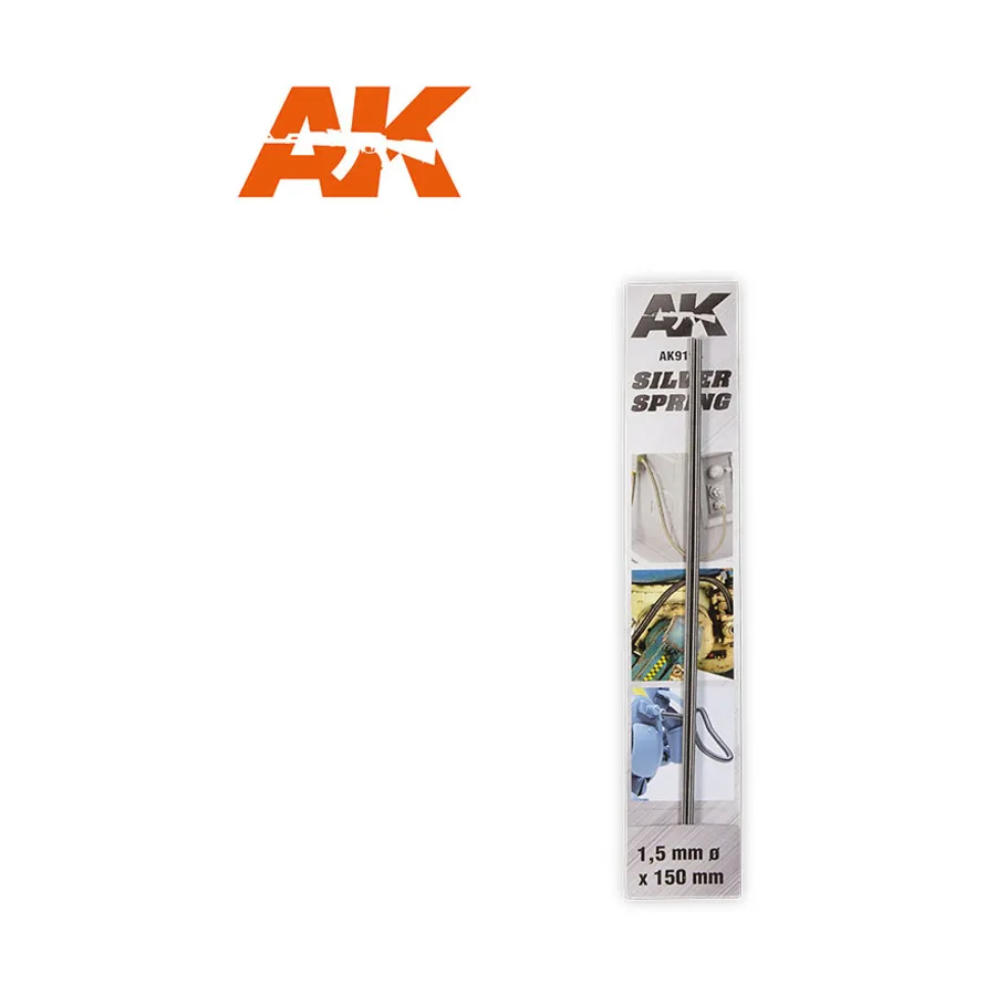 Пружина - Серебро 1,5мм, Supplies & Accessories (AK-Interactive)
Пружина - Серебро 1,5мм, Supplies & Accessories (AK-Interactive)