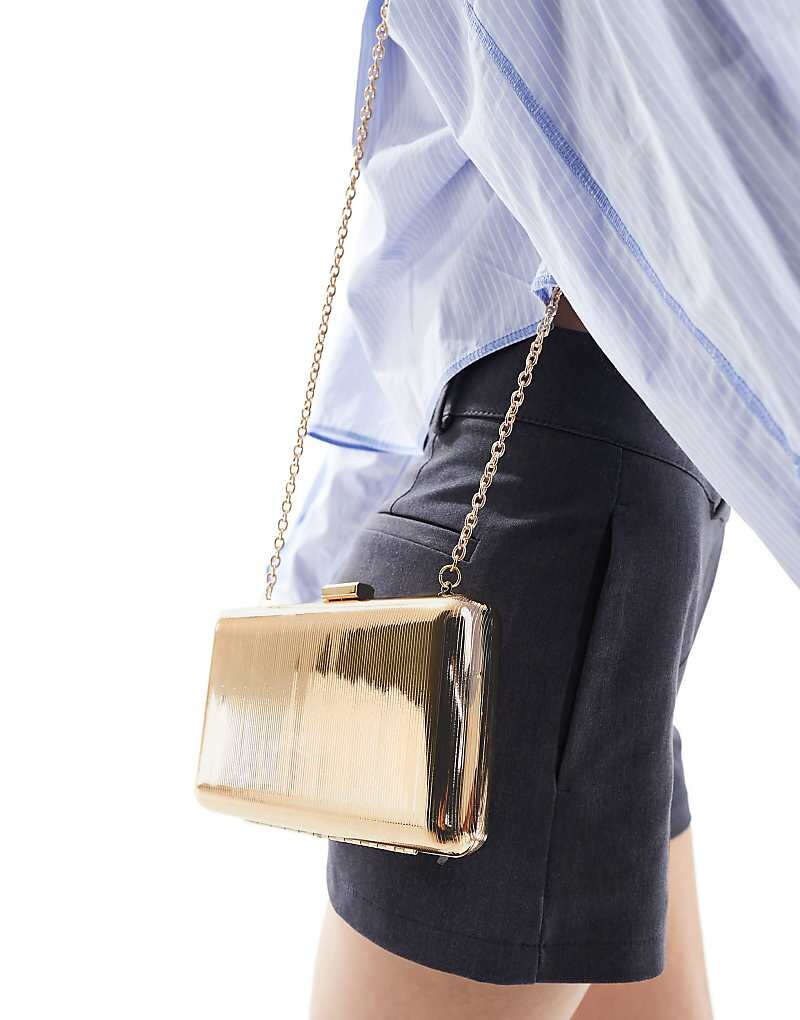 Золотистая сумка-клатч с металлической текстурой ASOS DESIGN, Золотой, Золотистая сумка-клатч с металлической текстурой ASOS DESIGN
Золотистая сумка-клатч с металлической текстурой ASOS DESIGN, Золотой, Золотистая сумка-клатч с металлической текстурой ASOS DESIGN