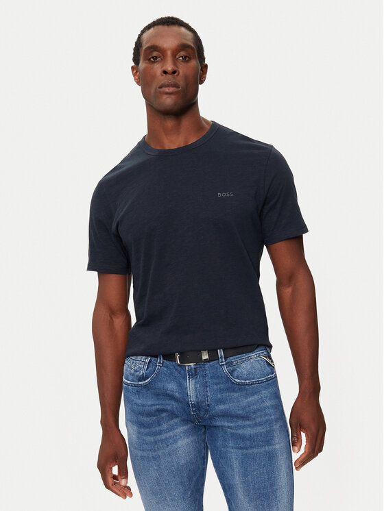 Футболка стандартного кроя Boss, синий 
Футболка стандартного кроя Boss, синий