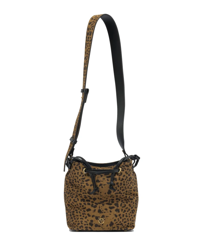 Коричневая кожаная сумка через плечо AW25 Pinko, коричневый
Коричневая кожаная сумка через плечо AW25 Pinko, коричневый