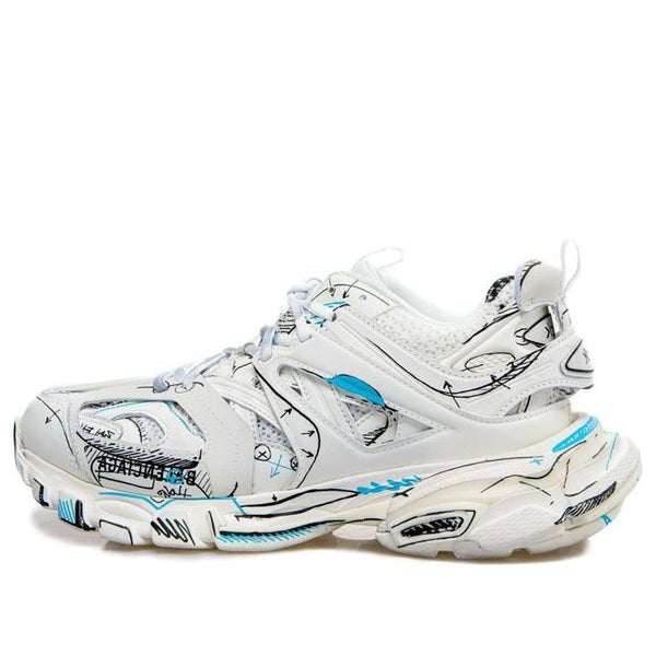 Кроссовки track 1.0 sneakers ' white blue mesh and nylon graffiti' Balenciaga, белый
Кроссовки track 1.0 sneakers ' white blue mesh and nylon graffiti' Balenciaga, белый
