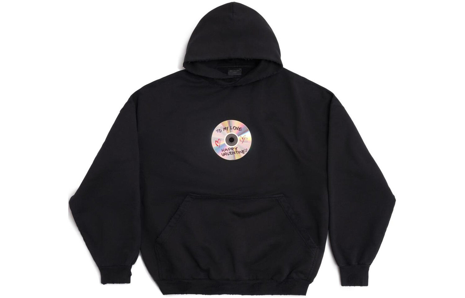 Толстовка унисекс черная Balenciaga, черный
Толстовка унисекс черная Balenciaga, черный