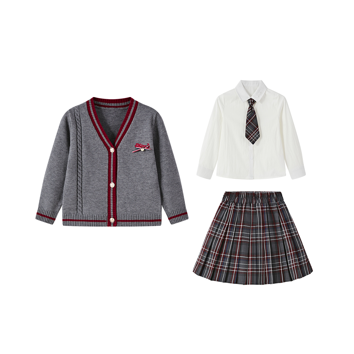 Детский комплект из двух частей: юбка с отворотом, средней длины Disney, серый
Детский комплект из двух частей: юбка с отворотом, средней длины Disney, серый