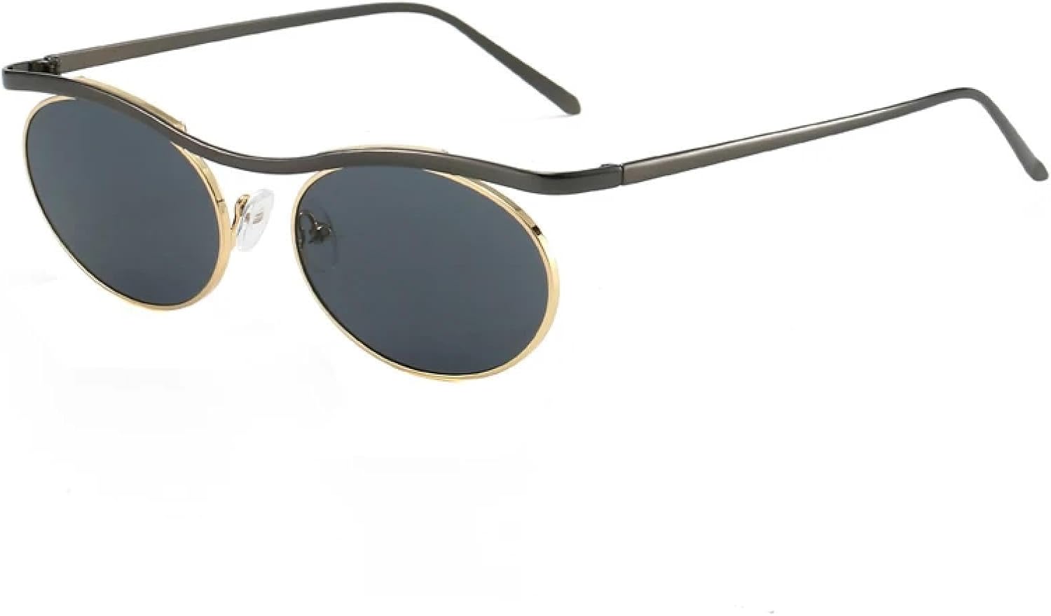 Ретро овальные металлические женские солнцезащитные очки, модные панк-очки для мужчин, трендовые градиентные очки с защитой от УФ-излучения UV400 TKKTLLT, Gun Golden Gray
Ретро овальные металлические женские солнцезащитные очки, модные панк-очки для мужчин, трендовые градиентные очки с защитой от УФ-излучения UV400 TKKTLLT, Gun Golden Gray