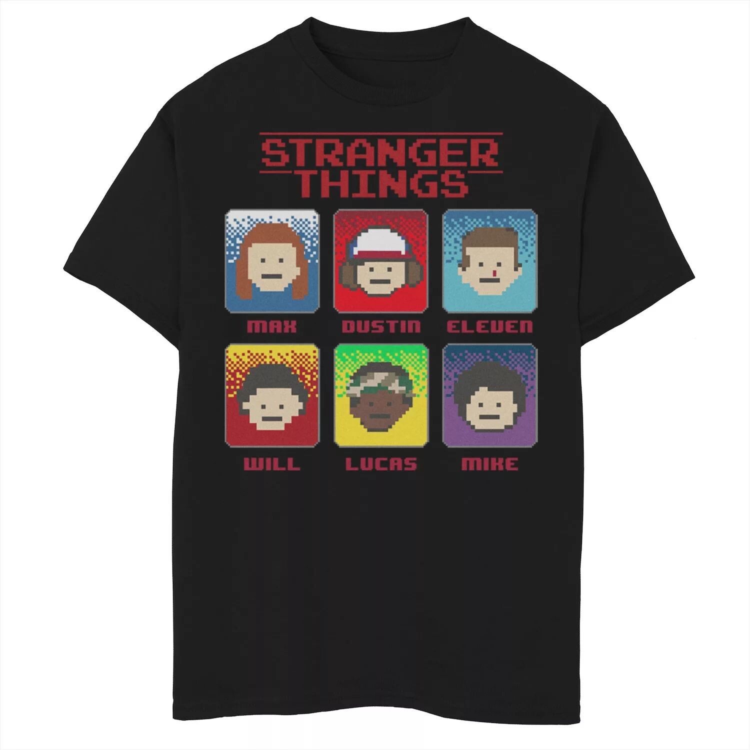 Футболка Netflix «Очень странные дела», групповая фотография, 8-битная коробка с графическим изображением для мальчиков 8–20 лет Licensed Character
Футболка Netflix «Очень странные дела», групповая фотография, 8-битная коробка с графическим изображением для мальчиков 8–20 лет Licensed Character