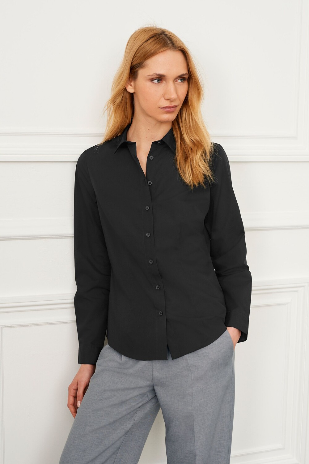 Рабочая рубашка с длинными рукавами Next, черный
Рабочая рубашка с длинными рукавами Next, черный