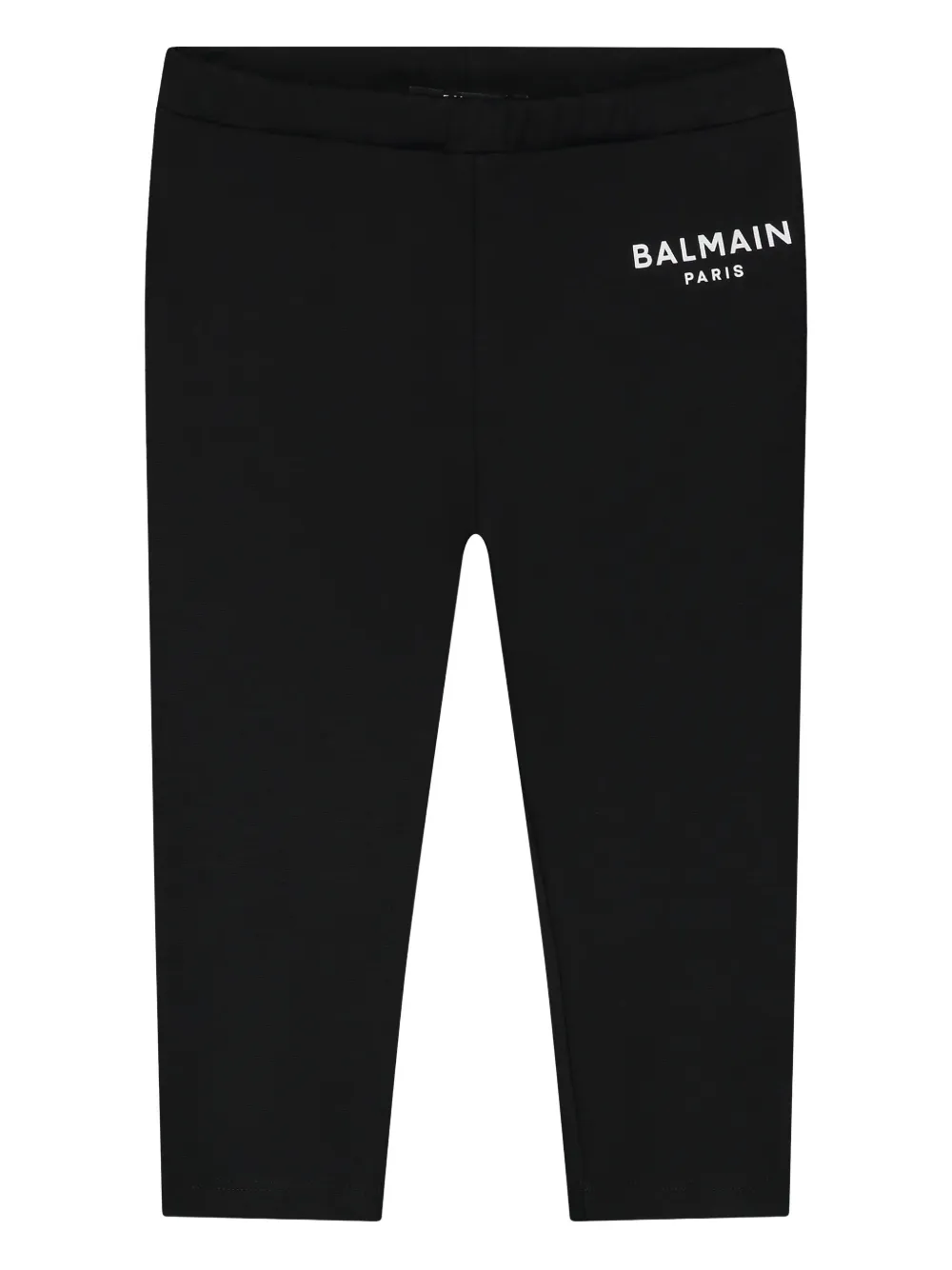 Леггинсы с логотипом Balmain Kids, черный 
Леггинсы с логотипом Balmain Kids, черный