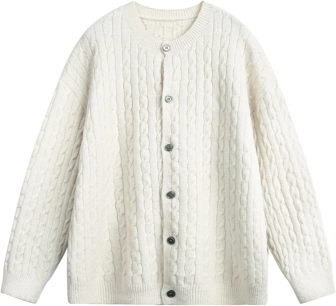 Оверсайз кардиган с косами Henlvie
Оверсайз кардиган с косами Henlvie