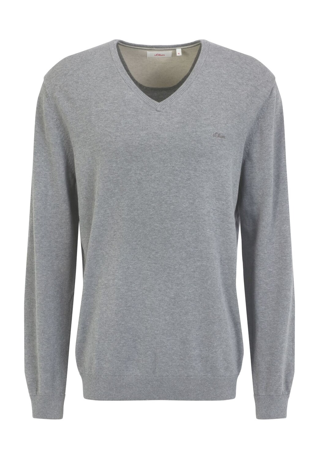 Свитер тонкой вязки, V-образный вырез, ребристые манжеты, мужской s.Oliver, цвет Light Grey Melange
Свитер тонкой вязки, V-образный вырез, ребристые манжеты, мужской s.Oliver, цвет Light Grey Melange