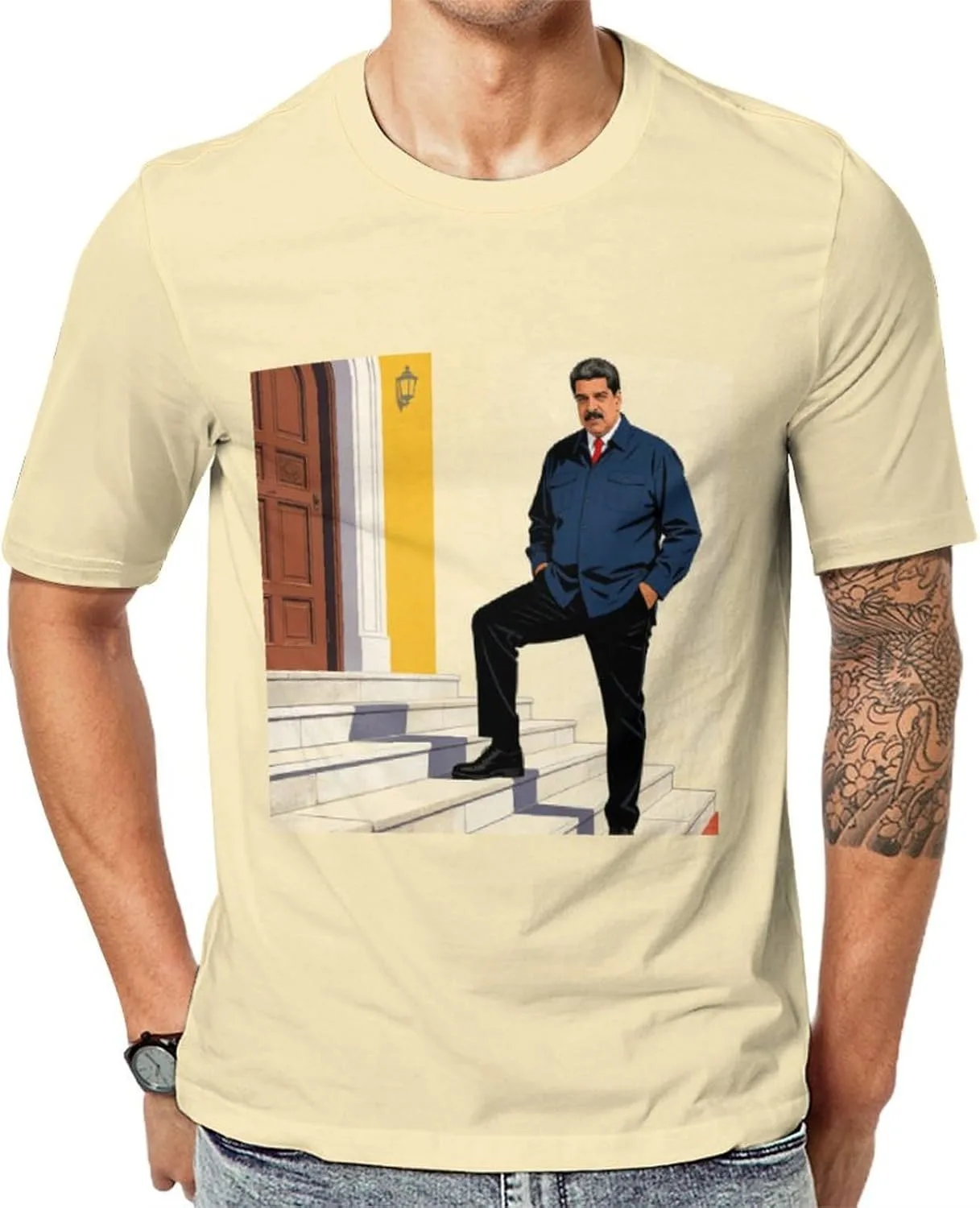 Футболка Nicolas Maduro мужская с коротким рукавом Wzsxbfsn
Футболка Nicolas Maduro мужская с коротким рукавом Wzsxbfsn