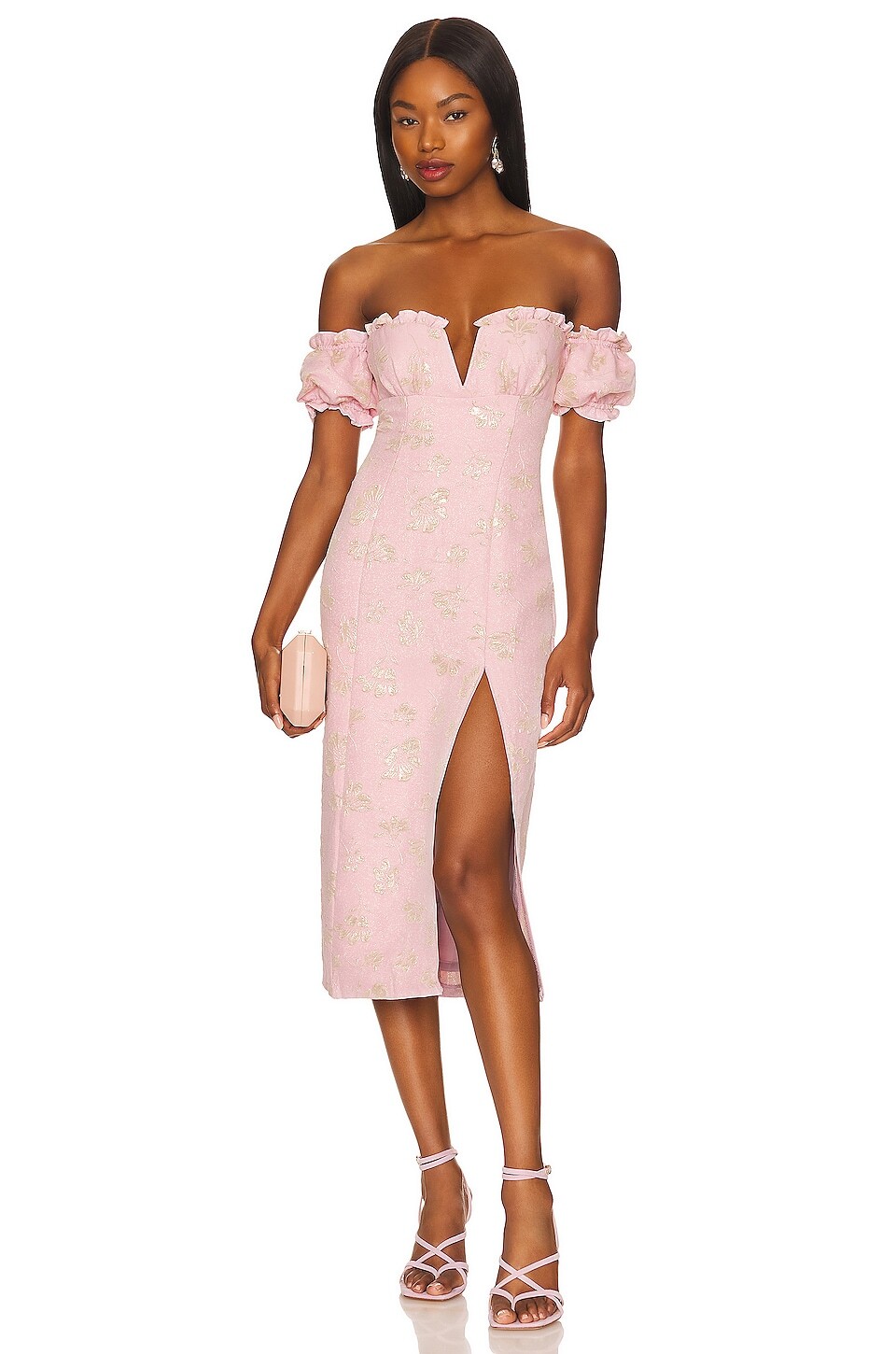 Платье миди MAJORELLE Solandia, цвет Purple Shimmer 
Платье миди MAJORELLE Solandia, цвет Purple Shimmer