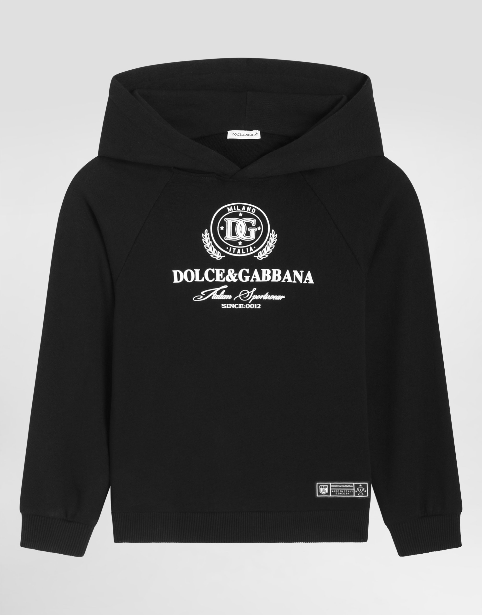 Худи из джерси с принтом DG DOLCE & GABBANA, черный
Худи из джерси с принтом DG DOLCE & GABBANA, черный