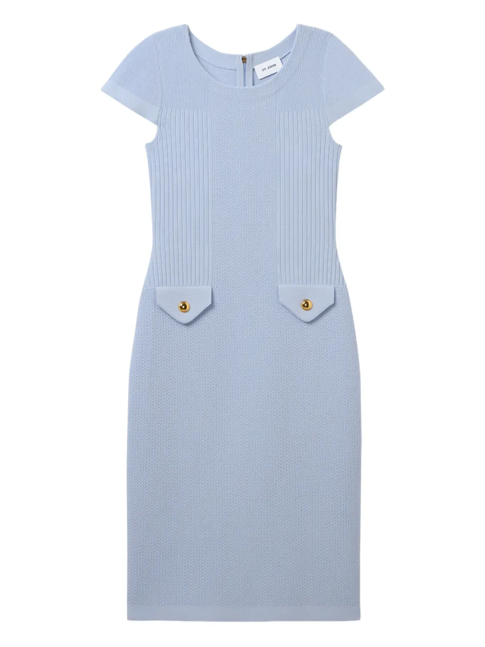 Платье в рубчик St. John, синий
Платье в рубчик St. John, синий