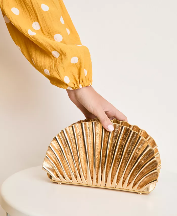 Женская металлическая сумка-веер On 34th, золотой
Женская металлическая сумка-веер On 34th, золотой