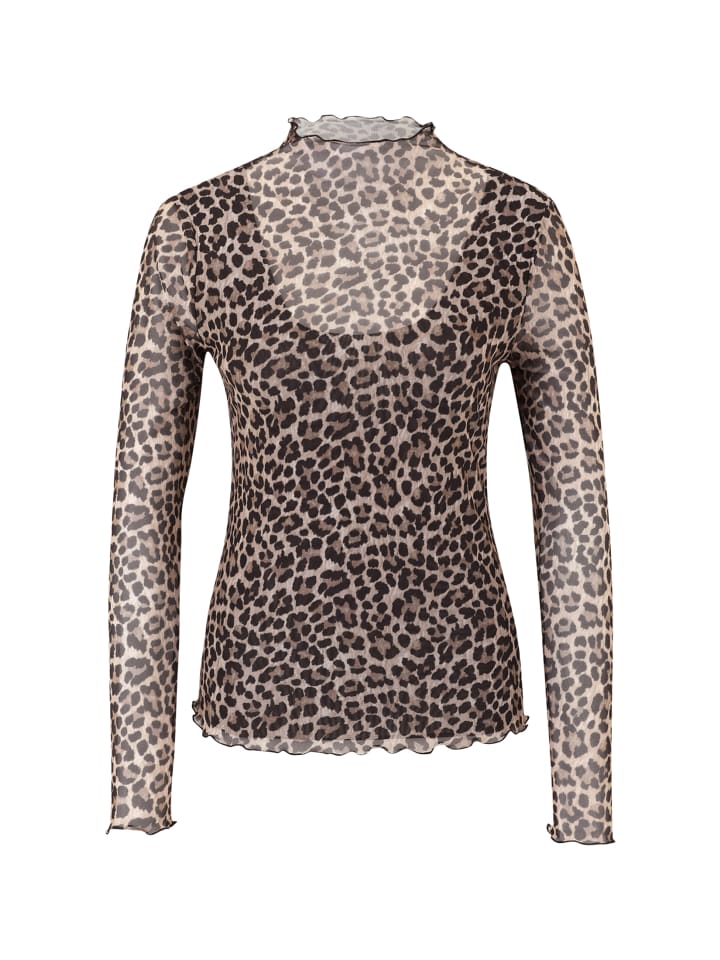 Рубашка Leo с воротником-стойкой бежево-черного цвета Zero
Рубашка Leo с воротником-стойкой бежево-черного цвета Zero