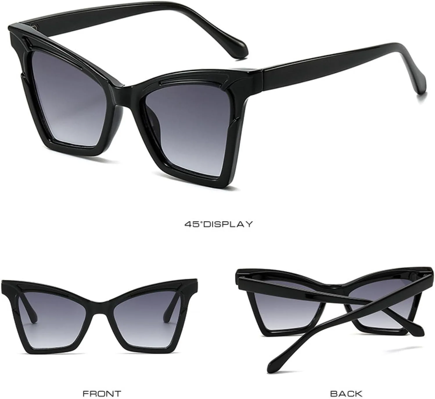 Солнцезащитные очки с защитой UV400 | Градиентные линзы "кошачий глаз" | Для женщин и мужчин | Для занятий спортом на открытом воздухе и вождения DSVIGF, Purple
Солнцезащитные очки с защитой UV400 | Градиентные линзы "кошачий глаз" | Для женщин и мужчин | Для занятий спортом на открытом воздухе и вождения DSVIGF, Purple