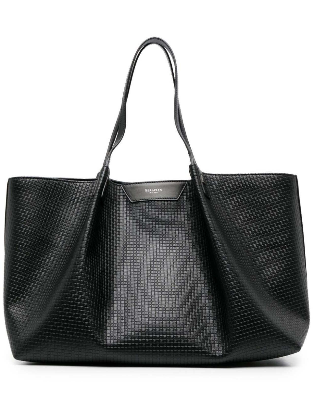 Serapian сумка-тоут с монограммой, черный
Serapian сумка-тоут с монограммой, черный