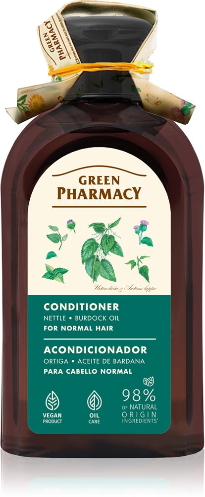 Кондиционер с маслом крапивы и репейника для нормальных волос Green Pharmacy, 300 мл
Кондиционер с маслом крапивы и репейника для нормальных волос Green Pharmacy, 300 мл