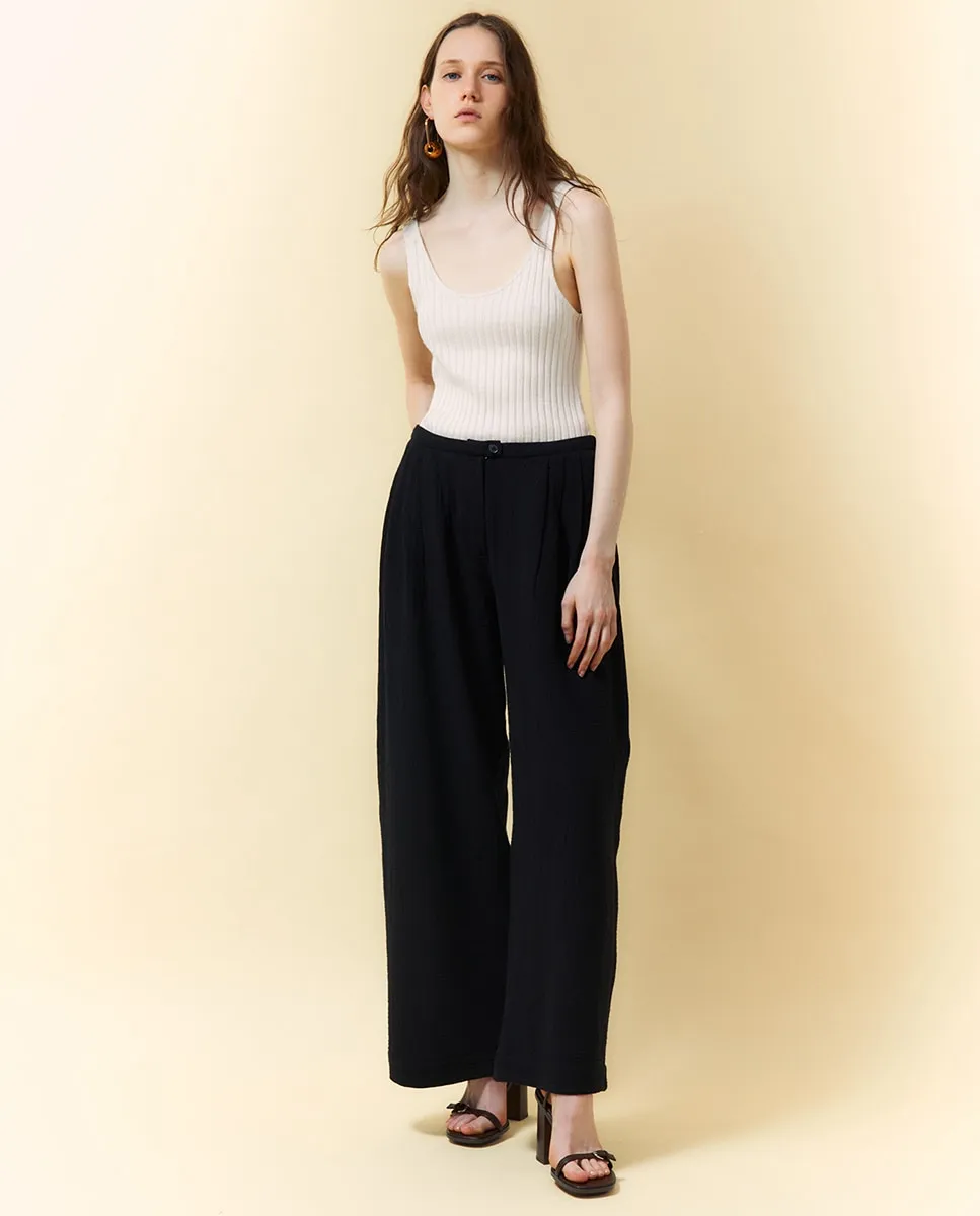 Женские брюки из двойной газовой ткани Sfera, черный
Женские брюки из двойной газовой ткани Sfera, черный