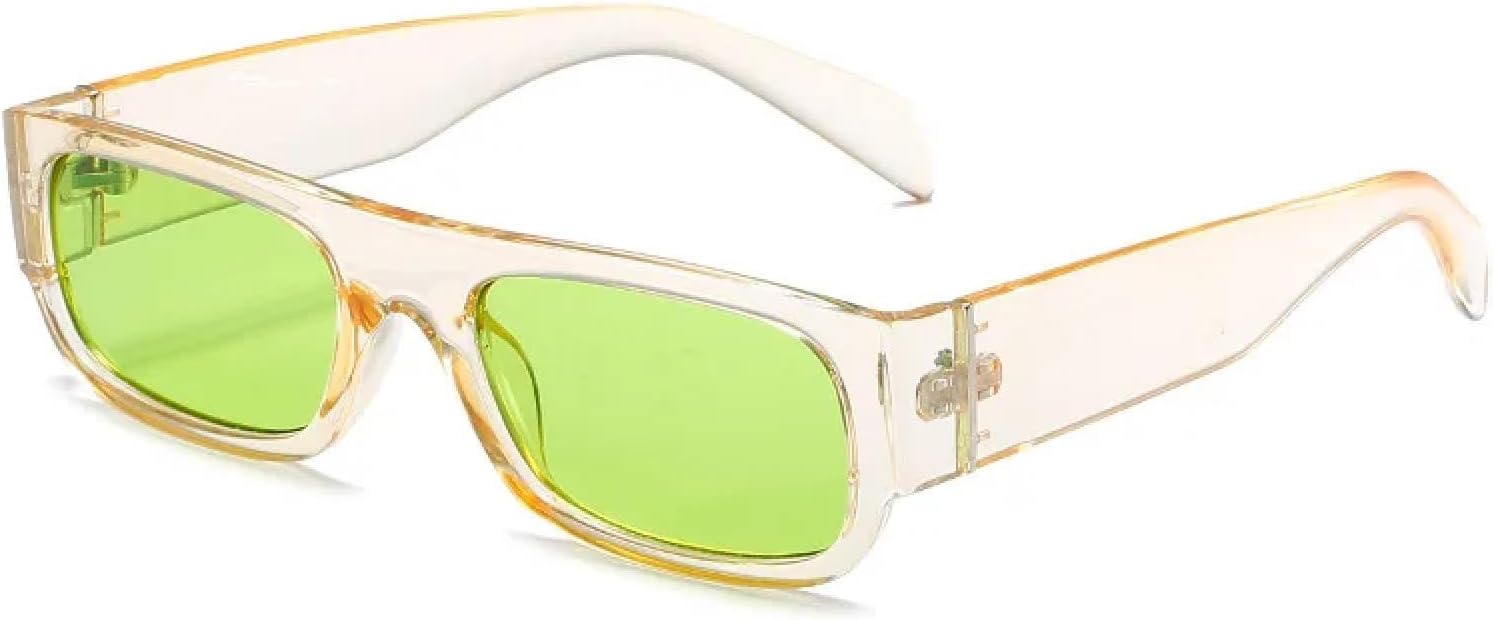 Солнцезащитные очки с защитой UV400 | Маленькая оправа, линзы конфетного цвета | Для женщин и мужчин, для занятий спортом на открытом воздухе и вождения DSVIGF, Champagne Green
Солнцезащитные очки с защитой UV400 | Маленькая оправа, линзы конфетного цвета | Для женщин и мужчин, для занятий спортом на открытом воздухе и вождения DSVIGF, Champagne Green