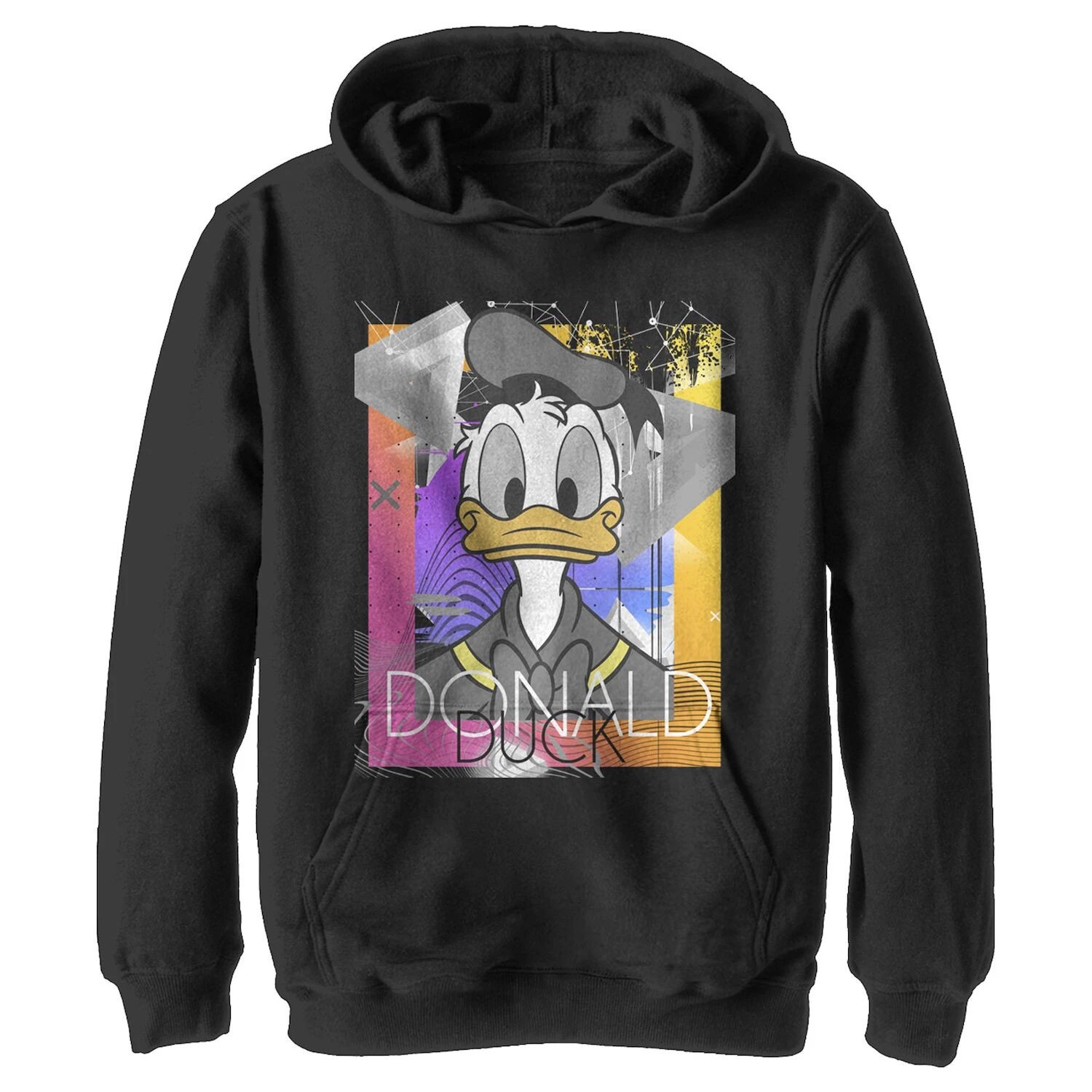 Пуловер с капюшоном и рисунком «Дональд Дак» для мальчиков 8–20 лет Disney's с портретом и абстрактным фоном Disney
Пуловер с капюшоном и рисунком «Дональд Дак» для мальчиков 8–20 лет Disney's с портретом и абстрактным фоном Disney