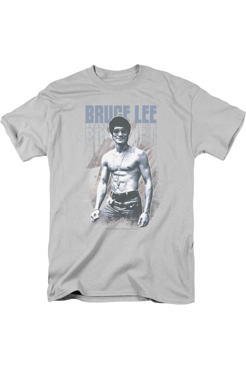 Футболка с коротким рукавом для взрослых Bruce Lee Blue Jean Lee Gildan, серебряный
Футболка с коротким рукавом для взрослых Bruce Lee Blue Jean Lee Gildan, серебряный