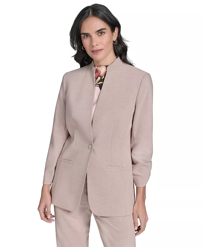 Миниатюрный блейзер с рукавами 3/4 и одной пуговицей Calvin Klein, розовый
Миниатюрный блейзер с рукавами 3/4 и одной пуговицей Calvin Klein, розовый