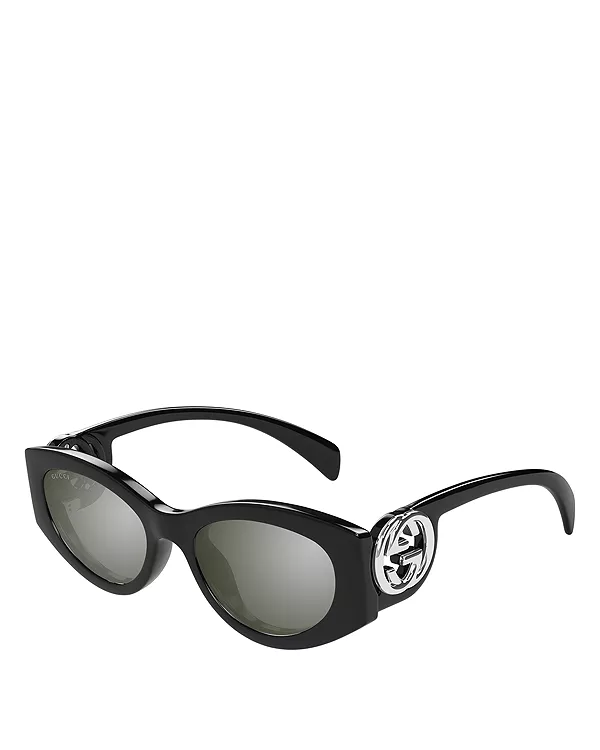 Солнцезащитные очки «кошачий глаз» для шезлонга, 54 мм Gucci, черный
Солнцезащитные очки «кошачий глаз» для шезлонга, 54 мм Gucci, черный