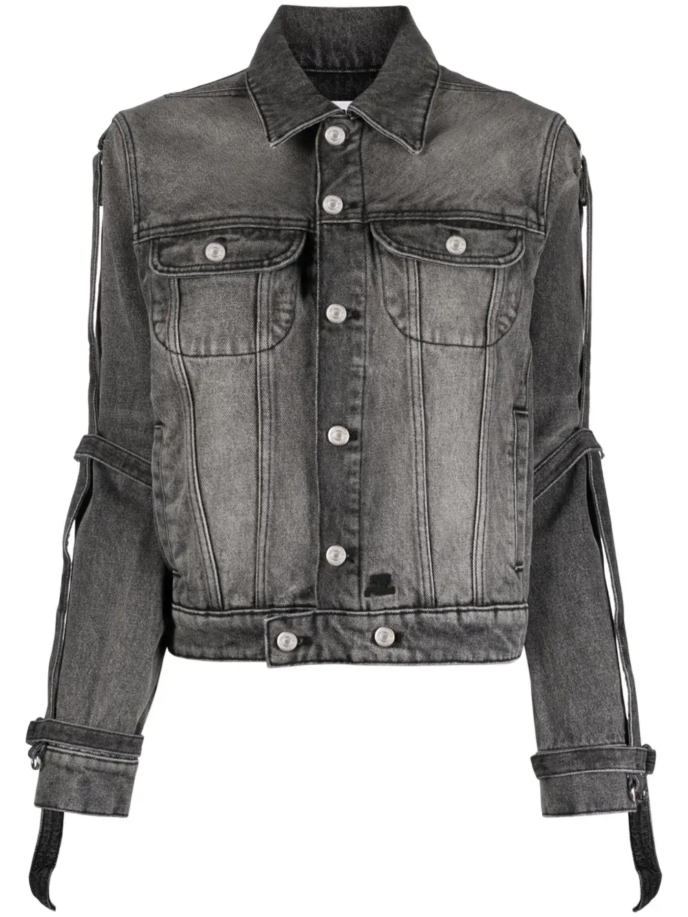 Джинсовая куртка с пряжкой Courrèges, серый
Джинсовая куртка с пряжкой Courrèges, серый