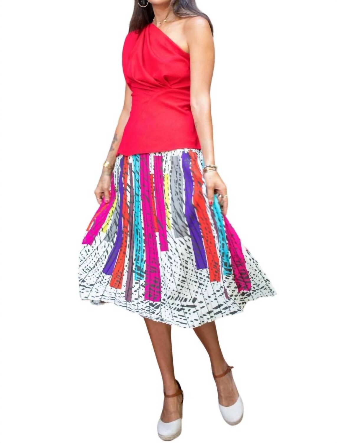 Женская плиссированная юбка-миди Ingrid (цвет Баттенбург) Eva Franco
Женская плиссированная юбка-миди Ingrid (цвет Баттенбург) Eva Franco