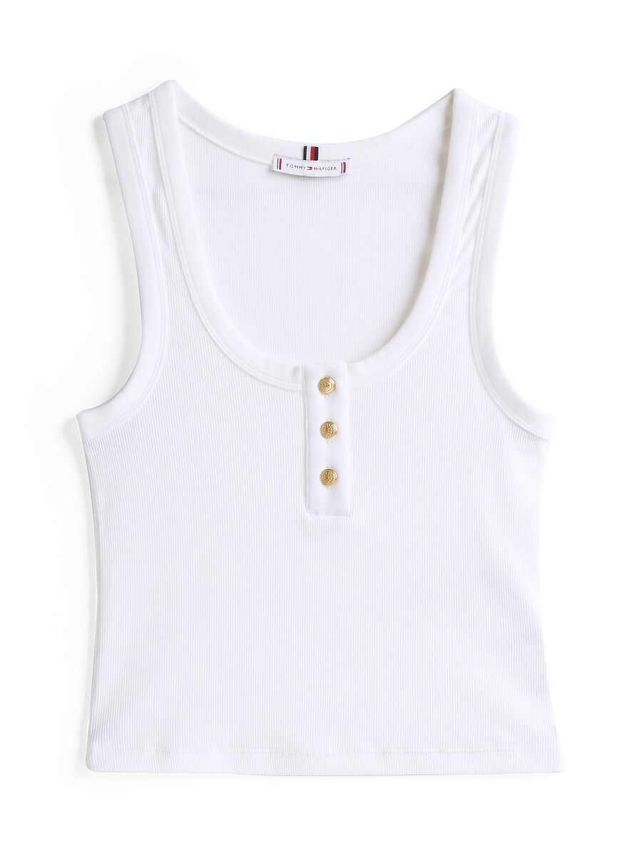 Топ TOMMY HILFIGER, белый
Топ TOMMY HILFIGER, белый