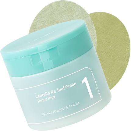 No.1 Centella Re-Leaf Green Toner Pad - веганский двухсторонний травяной Numbuzin
No.1 Centella Re-Leaf Green Toner Pad - веганский двухсторонний травяной Numbuzin