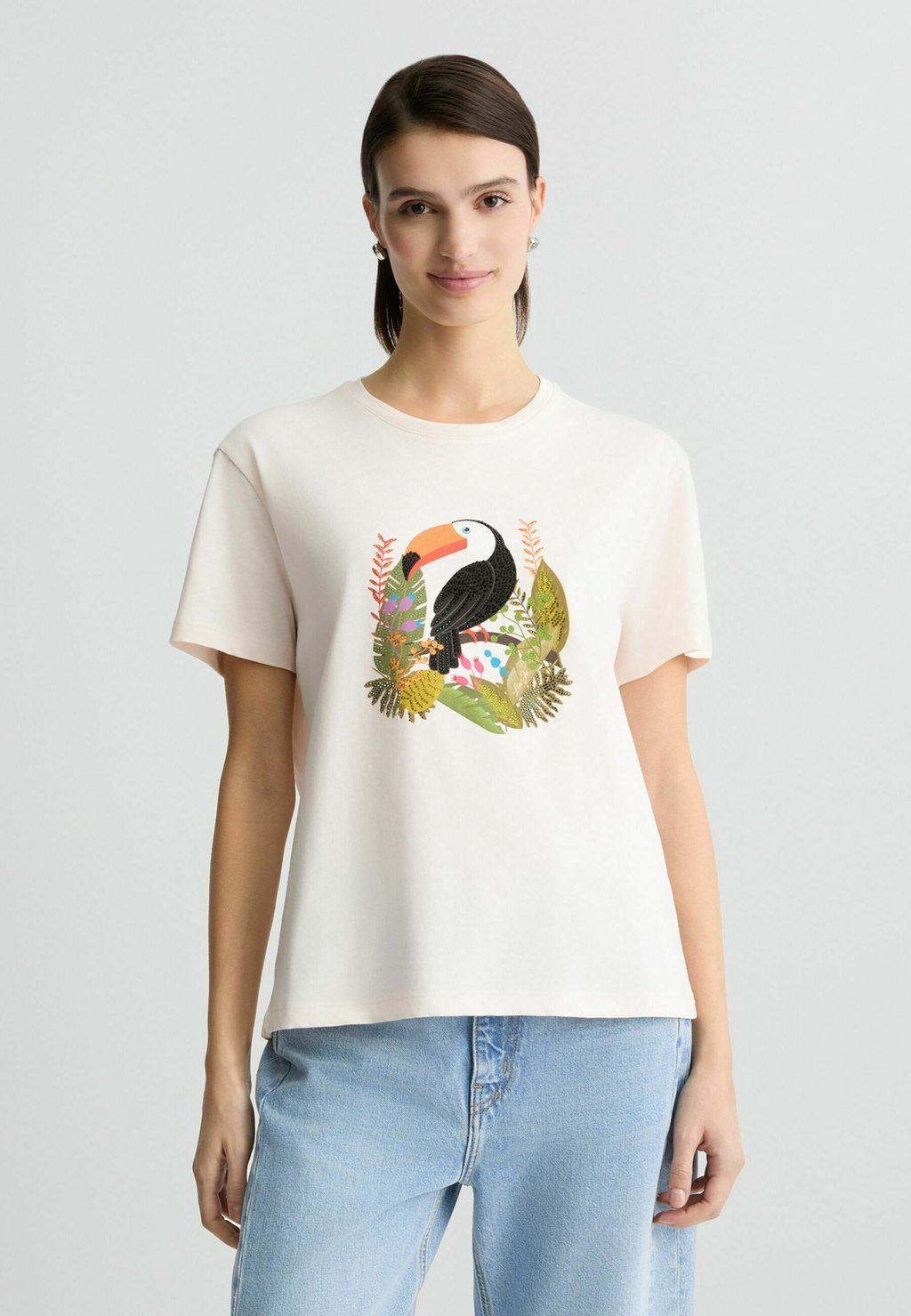 Футболка с принтом LIU JO, молочный
Футболка с принтом LIU JO, молочный