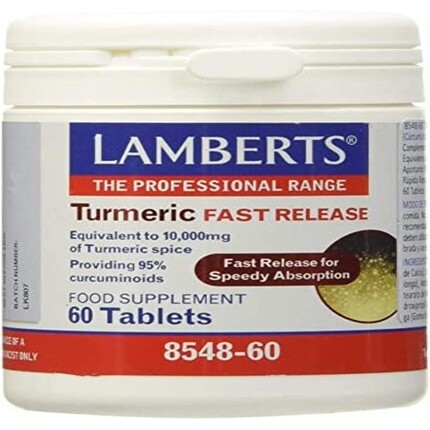 Куркума быстрого высвобождения, 60 таблеток, Lamberts