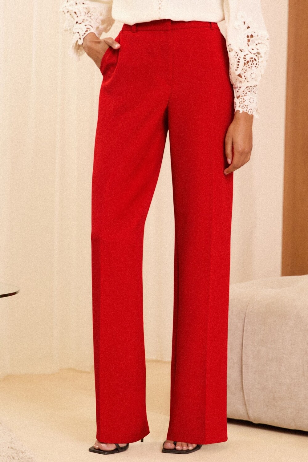 Широкие брюки фасоны с высокой талией Love & Roses, красный
Широкие брюки фасоны с высокой талией Love & Roses, красный