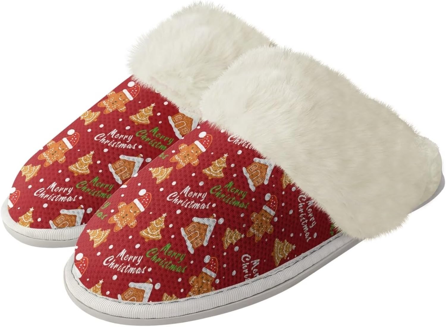 Тапочки Srengjodk для женщин и мужчин, фланелевые хлопковые домашние тапочки, тапочки на скользящей подошве для дома, рождественские тапочки для семьи, Cute Gingerbread Man Print
Тапочки Srengjodk для женщин и мужчин, фланелевые хлопковые домашние тапочки, тапочки на скользящей подошве для дома, рождественские тапочки для семьи, Cute Gingerbread Man Print