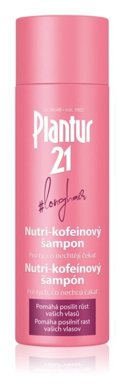 Plantur 21 #longhair питательно-кофеиновый шампунь для роста волос и укрепления волосяных луковиц 200мл
Plantur 21 #longhair питательно-кофеиновый шампунь для роста волос и укрепления волосяных луковиц 200мл