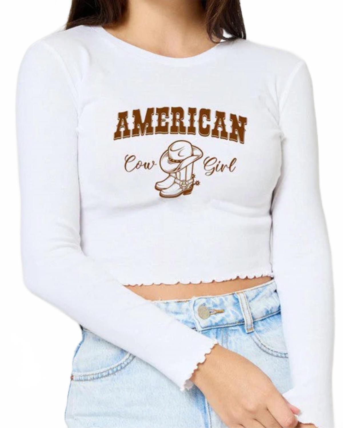 Топ American Cowgirl в белом цвете Organic Generation
Топ American Cowgirl в белом цвете Organic Generation