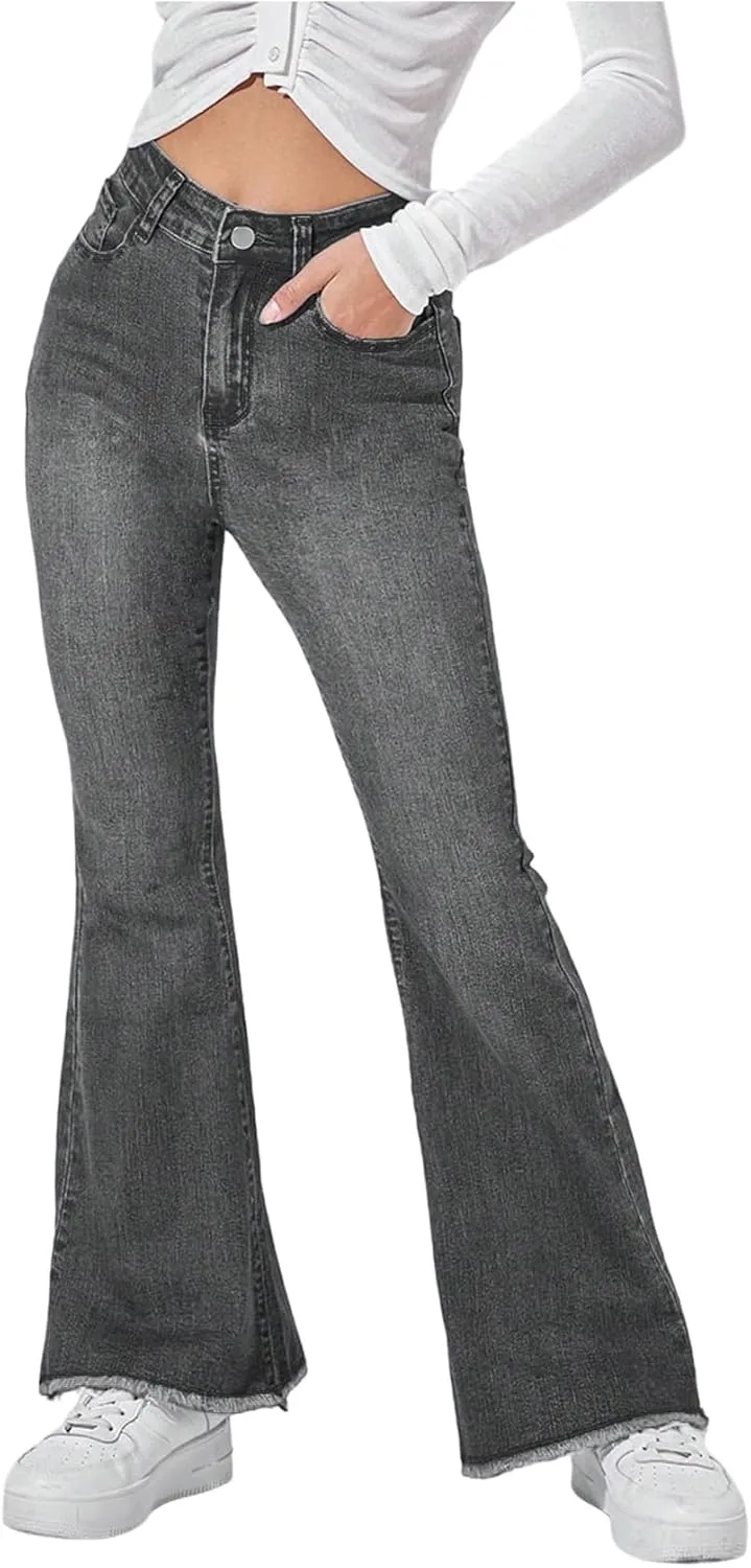 WDIRARA женские укороченные джинсы с высокой талией и расклешенным низом
WDIRARA женские укороченные джинсы с высокой талией и расклешенным низом