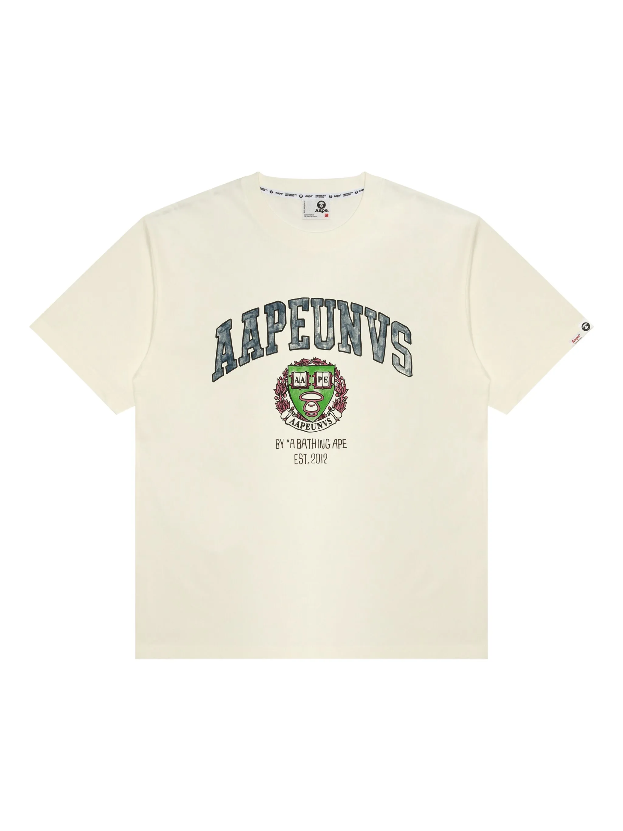Футболка с круглым вырезом Aape By A Bathing Ape, белый
Футболка с круглым вырезом Aape By A Bathing Ape, белый